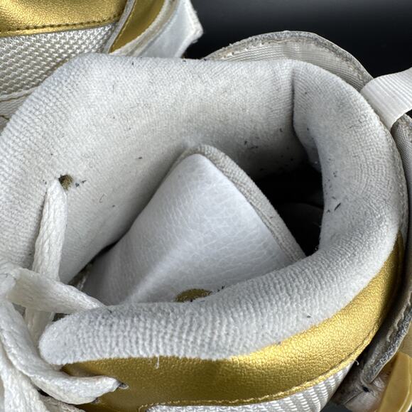 Nike Gold White Air Raid Men’s Sneaker's Shoes Size 14 642330-700 - Picture 4 of 14